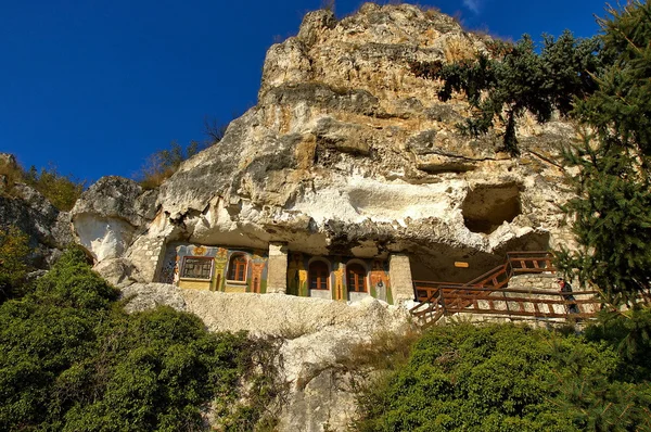 Il monastero rupestre "San Dimitrii di Basarbovo " — Foto Stock