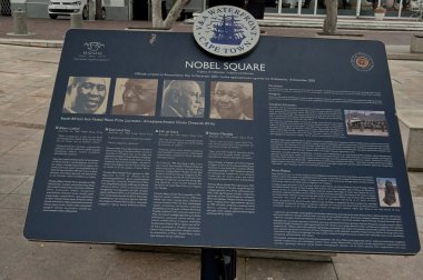 Nobel Square'de cape Town waterfront