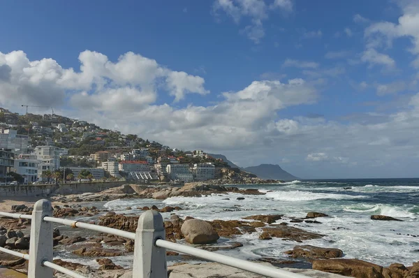 Sabah cape Town. sea point bakış. — Stok fotoğraf