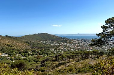 sinyal tepe, cape town, doğal görünümünden Masa Dağı