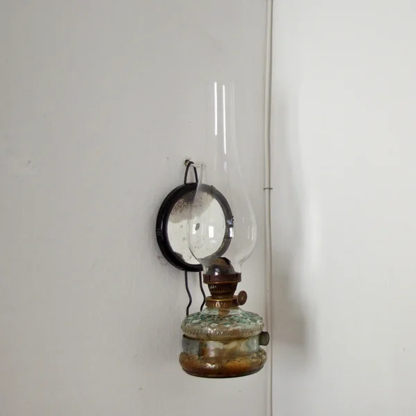 Old-Time parafínu olejová lampa — Stock fotografie