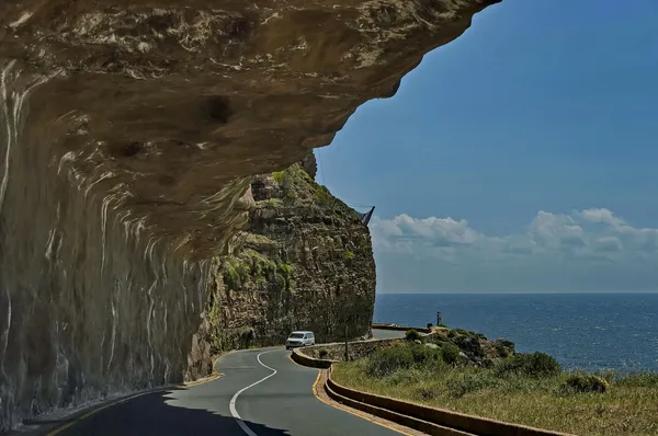 Chapman'ın zirve sürücü. Ümit Burnu müthiş giden yol. — Stok fotoğraf