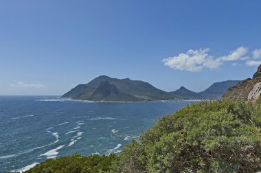 Chapman'ın zirve sürücü. Hout bay kıyı şeridi.