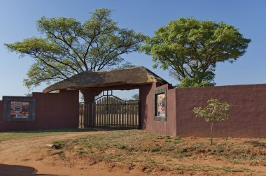 Entrance to Kudus Rus Game Lodge