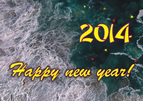 Feliz Ano Novo para 2014 — Fotografia de Stock