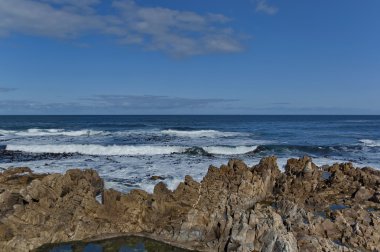 Atlas Okyanusu kıyısında cape town