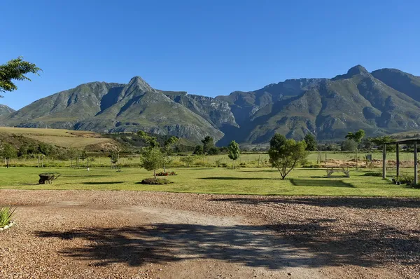 swellendam alanda meyve ağaçları ile Bahçe