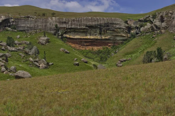 Giants castle kwazulu-natal doğa Reserve ilginç tortul — Stok fotoğraf