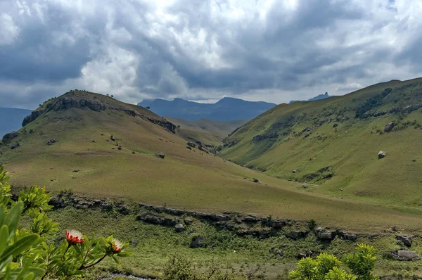 Castello dei Giganti Riserva naturale di KwaZulu-Natal, Drakensberg — Foto Stock