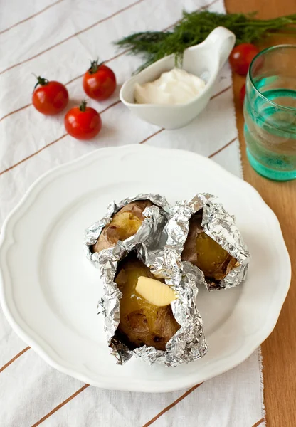 Jacket potatoes — Stock Photo, Image