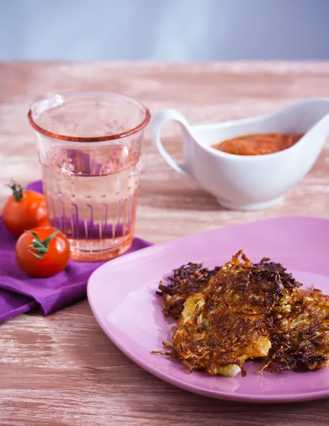 Tortini di verdure e acqua — Foto Stock