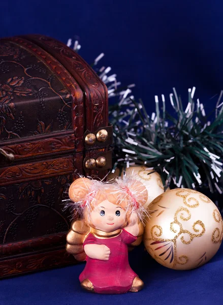 Figurinha de anjo de Natal — Fotografia de Stock