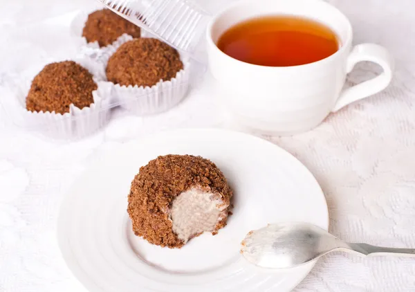 Handgemaakte truffels — Stockfoto