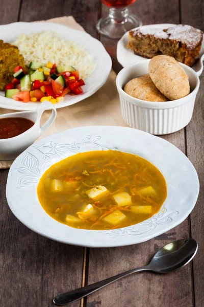 Vegetarian lunch — Stock Photo, Image