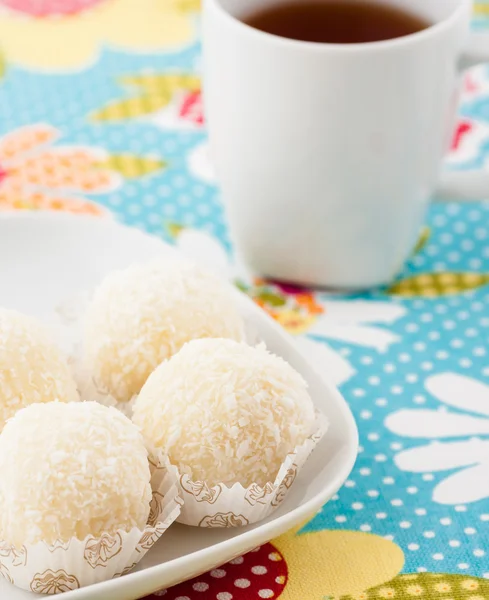 Homemade coconut biscuits — Stock Photo, Image