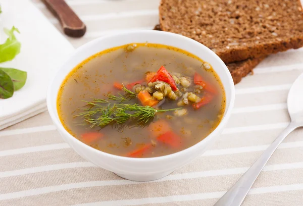 Sopa vegetariana — Foto de Stock