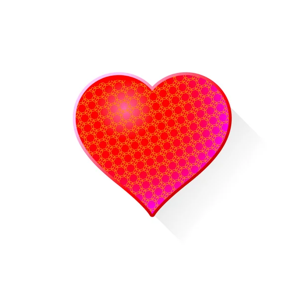 Καρδιά με μοτίβο — Διανυσματικό Αρχείο