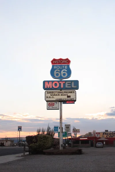 Селигман Сити 66 Аризона — стоковое фото