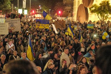 Özel Haber. Tel Aviv 'de. Savaşa Karşı.