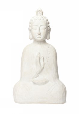 Budha isolated on white clipart