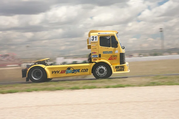 Camion giallo — Foto Stock