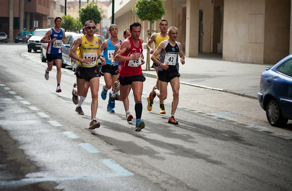 Corredores de media maratón — Foto de Stock