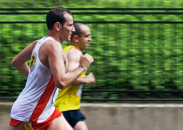 Dois corredores. — Fotografia de Stock