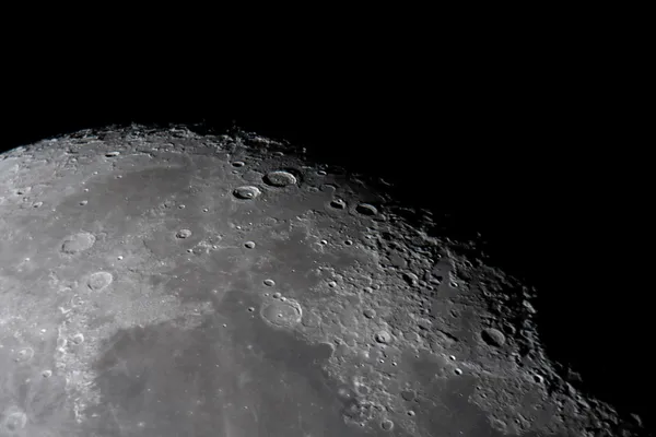 Місячні кратери Стокове Зображення
