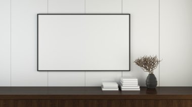 boş geçmiş ve vazo ile natürmort