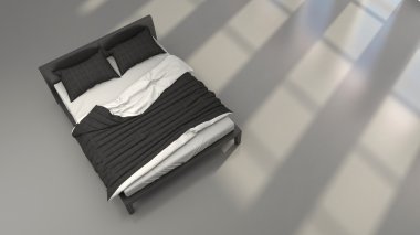 Güneş ışığının yatakta