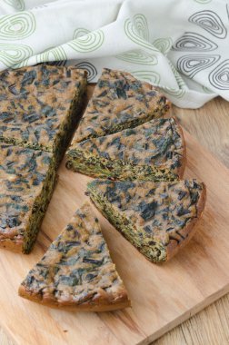 yeşillik ve ıspanaklı börek