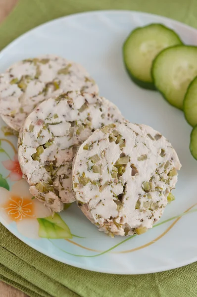 Rollo de pollo con verduras —  Fotos de Stock