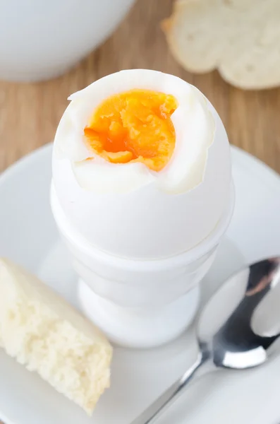 Варене яйце крупним планом — стокове фото