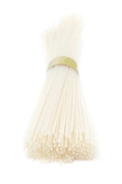 Rice noodles isolated selective focus — Stock Photo, Image