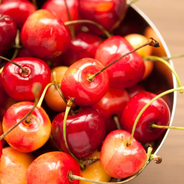 Fresh cherry, selective focus — Stock Photo, Image