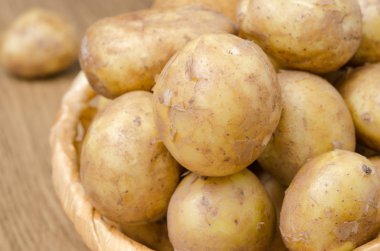 yeni patates sepetinde Close-Up