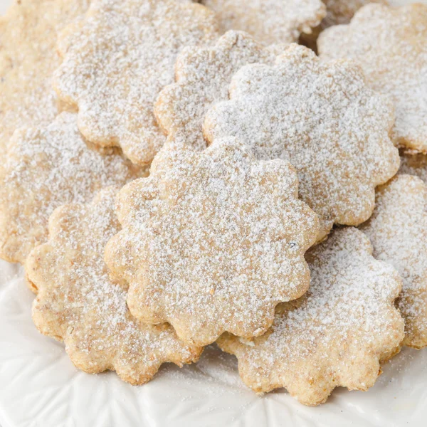 Galletas de jengibre de Navidad de cerca — Foto de Stock