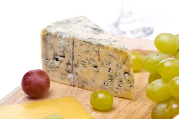 Blue cheese close-up, selective focus — Stock Photo, Image