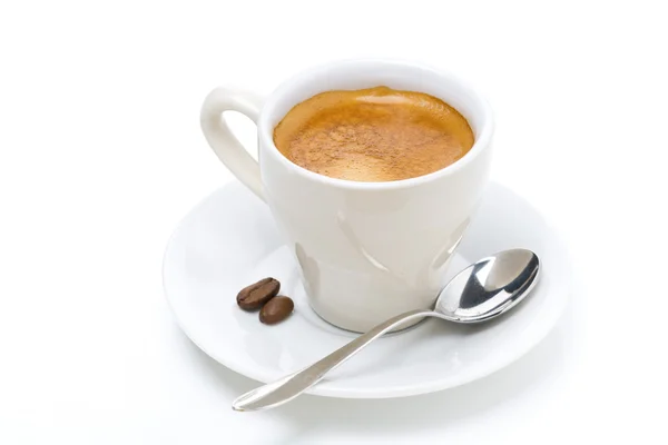 Cup of espresso, isolated — Stock Photo, Image