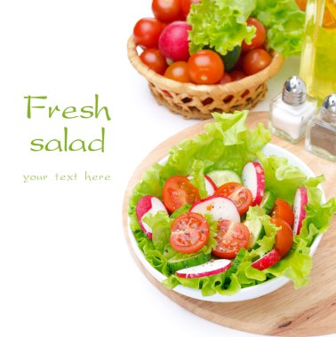 salata taze sebze ve salata closeup için malzemeler