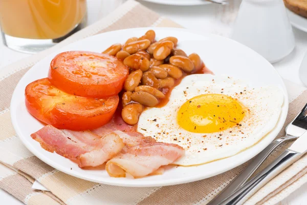Traditioneel Engels ontbijt — Stockfoto