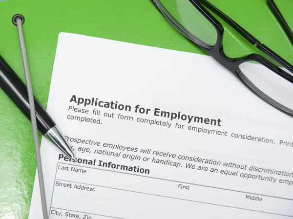 Application employment — Stock Photo, Image