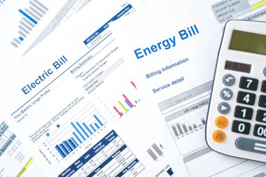 Ev elektrik giderleri ve fatura dökümanı