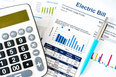 Ev elektrik giderleri ve fatura dökümanı