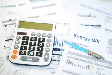 Ev elektrik giderleri ve fatura dökümanı