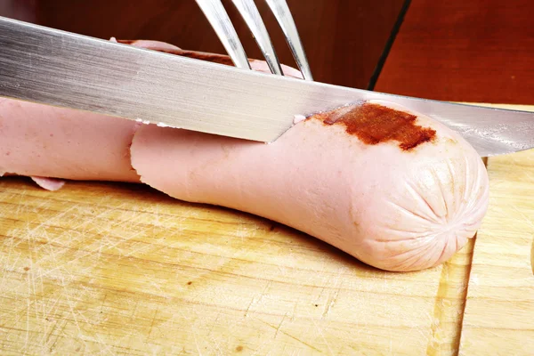 dev bir wurstel kesme