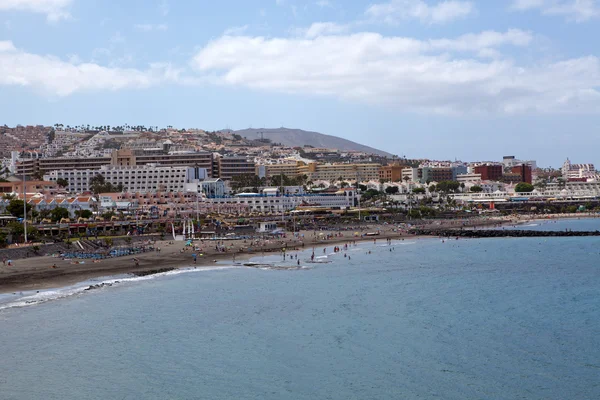 Playa de arena de Tenerife una de las Islas Canarias — Foto de Stock