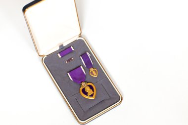 A Purple Heart Military medal clipart