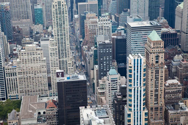 Skyline von New York City Manhattan — Stockfoto