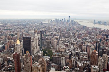 New York Şehri Manhattan ufuk çizgisi